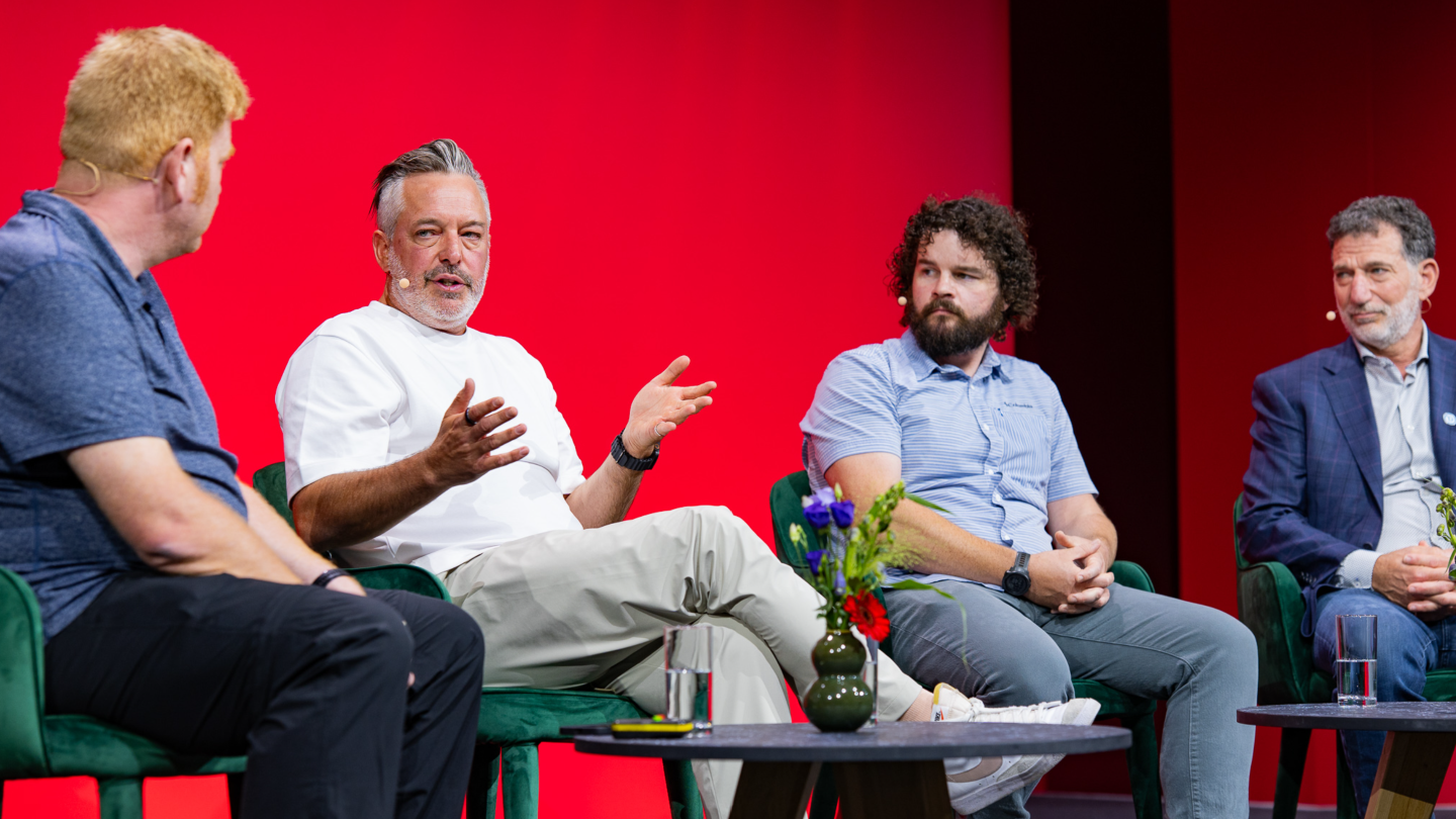L-R: Diversified’s Paul Harding, ServiceNow’s Dan Mills, San Francisco Giants’s Alex Gannon, and Diversified’s Duane Yoslov.